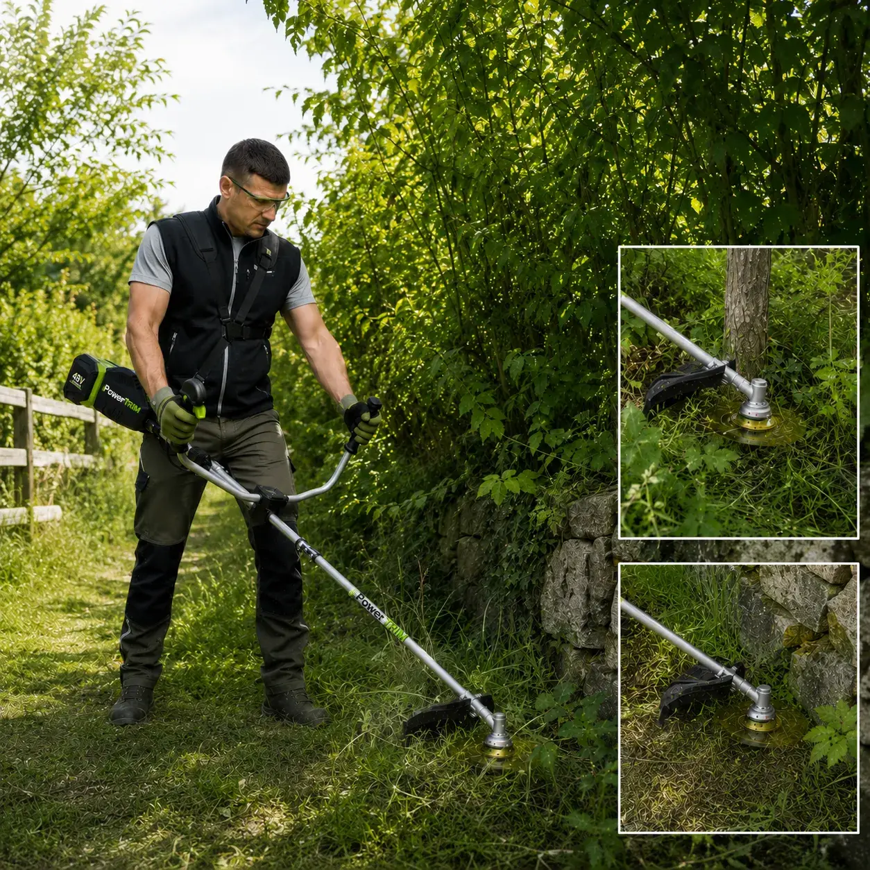 PowerTrim nehezen elérhető helyeken
